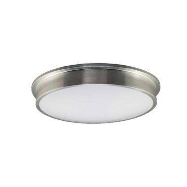 Artdelight Runner - badkamer plafondverlichting - Ø 28 cm - IP44 - aluminium