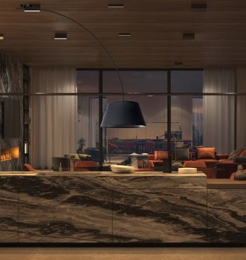 VK Lighting Afti - hanglamp - 139 x 45 x 110 cm - zwart