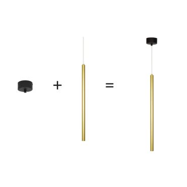 VK Lighting Rados - bevestigingsplaat met driver - Ø 8 x 3,8 cm -  16 tot 27Vdc/230V - 5-8W LED incl. - 300Ma -wit