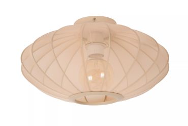Lucide Corina - plafondverlichting - Ø 40 x 21,5 cm - beige