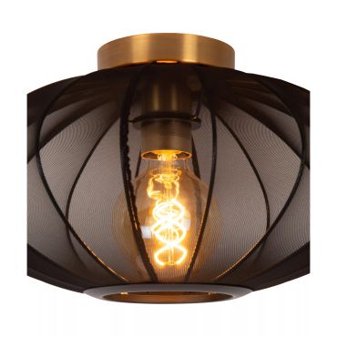 Lucide Corina - plafondverlichting - Ø 40 x 21,5 cm - zwart