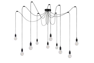 Lucide Fix - hanglamp - 400 x 400 x 200 cm - zwart