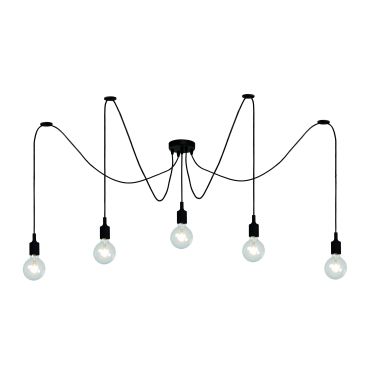Lucide Fix Multiple - hanglamp - 400 x 200 cm - zwart