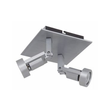 Artdelight Tech - opbouwspot 2L - 18 x 18 x 18,5 cm - aluminium