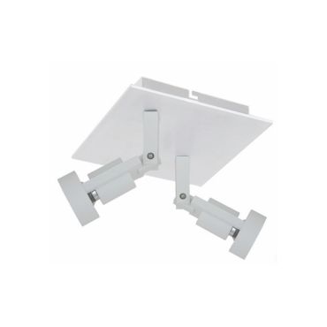 Artdelight Tech - opbouwspot 2L - 18 x 18 x 18,5 cm - wit