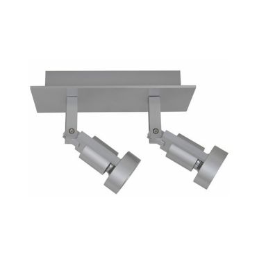 Artdelight Tech - opbouwspot 2L - 23 x 10 x 18,5 cm - aluminium