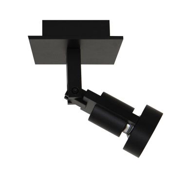 Artdelight Tech - opbouwspot 1L - 10 x 10 x 18,5 cm - zwart