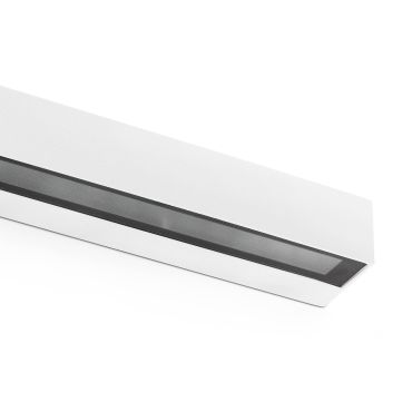 Faro Doro - wandverlichting - 38 x 7,5 x 5,8 cm - 20W LED incl. - IP65 - mat wit