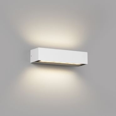 Faro Doro - wandverlichting - 22 x 7 x 4,8 cm - 13W LED incl. - IP65 - mat wit