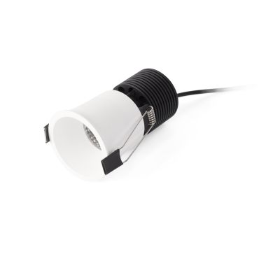 Faro Fox - inbouwspot - Ø 65 mm, Ø 55 mm inbouwmaat - 10W dimbare LED incl. - mat wit