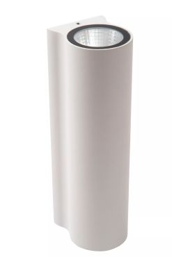 Lucide Akra - buiten wandverlichting - 5,5 x 6,5 x 20 cm - 2 x 6W LED incl. - IP54 - wit