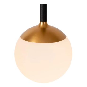 Lucide Calina - hanglamp - Ø 69,9 x 169,3 cm - 12 x 7,7W dimbare LED incl. - zwart