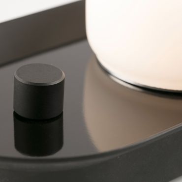 Faro Maya - wand/tafellamp - 12,2 x 8,7 x 8,9 cm - zwart