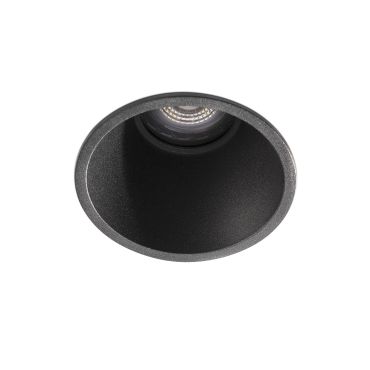 Faro Fresh - inbouwspot - Ø 89 mm, Ø 83 mm inbouwmaat - IP65 - mat zwart