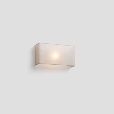 Faro Otton vertical - wandlamp - 10,5 x 20 x 37,5 cm - lichte jute