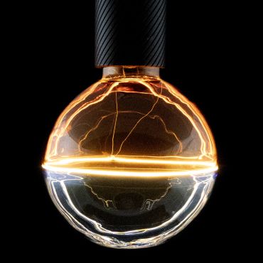 Segula LED lamp - 2Tone - Ø 12,7 x 18 cm - E27 - 5W dimbaar - 1900K - amber en blauw