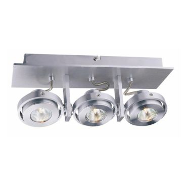 Artdelight Meist - opbouwspot 3L - 34,5 x 11,5 x 15 cm - aluminium