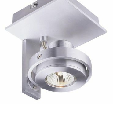 Artdelight Meist - opbouwspot 1L - 11,5 x 11,5 x 15 cm - aluminium