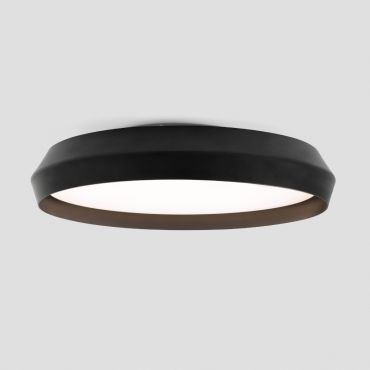 Faro Shoku - plafondlamp - Ø 60 x 9,3 cm - 40W dimbare LED incl. - zwart