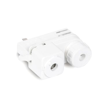 Faro - railconnector voor ophanging - wit