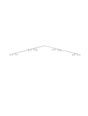 Nova Luce Oso - opbouwspot - 150 x 150 x 10,5 cm - wit
