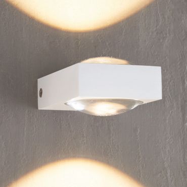 Artdelight Jena - wandverlichting - 9,5 x 7 x 3,5 cm - 2 x 3W dimbare LED incl. - wit