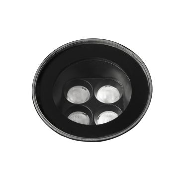 Faro Tras  - grondspot voor buiten - Ø 9,2 x 5,6 cm - 8W LED incl. - IP67 - zwart