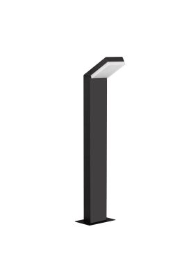 Nova Luce Farge - tuinpaal - 16,5 x 76 x 10 cm - 12W LED incl. - IP65 - donker antraciet