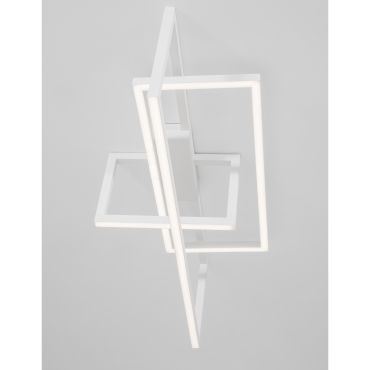 Nova Luce Edgar - plafondverlichting - 91 x 26 x 36 cm - 35W dimbare LED incl. - zandwit