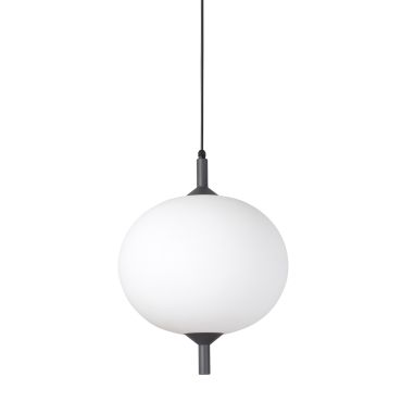 Faro Saigon - hanglamp kegel dop - Ø 45 x 45 cm - IP65 - mat wit