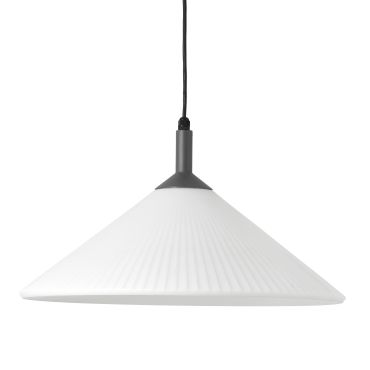 Faro Saigon - hanglamp - Ø 55 x 20 cm - IP65 - mat wit