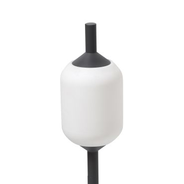Faro Saigon - grondspot op piek met stekker - Ø 17 x 73 cm - IP65 - mat wit