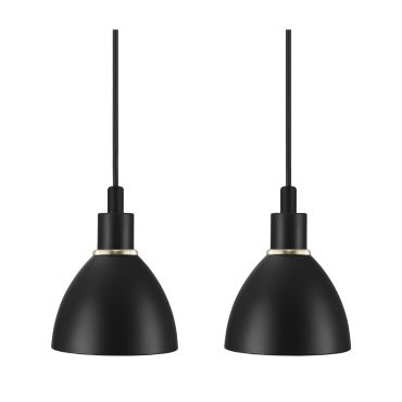 Nordlux Ray 2-Kit - hanglamp - 12 x 196,5 cm - zwart