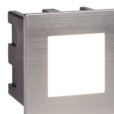 Searchlight Ankle - inbouw wandverlichting - 8 x 5,5 x 8 cm - 3,5W LED incl. - IP65 - roestvrij staal