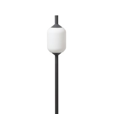 Faro Saigon - grondspot op piek met stekker - Ø 17 x 137 cm - IP65 - mat wit
