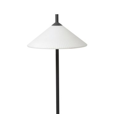 Faro Saigon - grondspot op piek met stekker - Ø 55 x 135 cm - IP65 - mat wit