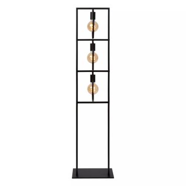 Lucide Suus - vloerlamp - 34 x 24 x 145 cm - zwart