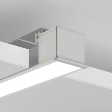 KLUS Lokom - inbouw ledprofiel - 3,02 x 2,45 cm - wit