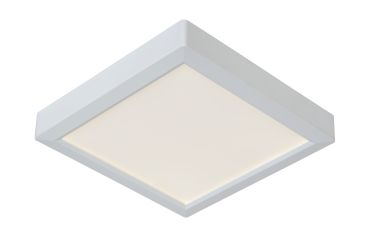 Lucide Tendo-led - plafondlamp/inbouwspot - 22 x 22 x 3 cm - 18W LED incl. - wit