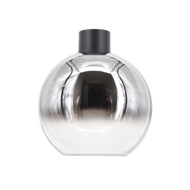 Artdelight Rosario - plafondverlichting - Ø 30 x 32,5 cm - gerookt chroom