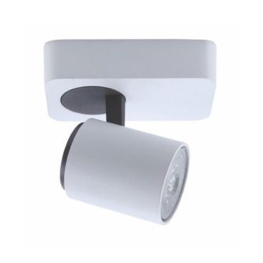 Artdelight Vivaro - opbouwspot 1L - 12 x 7 x 11,5 cm - zwart
