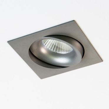 Artdelight Alice - inbouwspot - 90 x 90 mm, 80 x 80 mm inbouwmaat - grijs