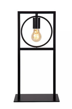 Lucide Suus - tafellamp - 25 x 20 x 50 cm - zwart
