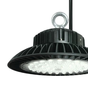 ONE Light Industrial LED UFO - buiten plafond/wandverlichting - Ø 27 x 17 cm - 150W LED incl. - IP65 - zwart