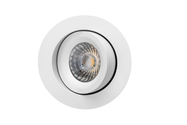 Artdelight Special - inbouwspot - Ø 95 mm, Ø 83 mm inbouwmaat - 9W LED incl. - dim to warm - IP54 - wit
