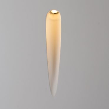 VK Lighting Gypsum - inbouw wandverlichting - 10 x 4,5 x 32 cm - 1W LED incl. - wit