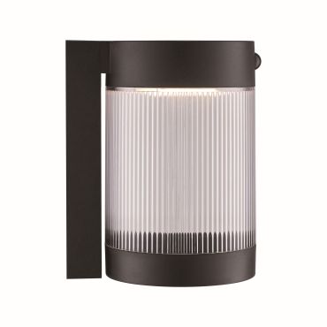 Nordlux Coupar Solar - buiten wandverlichting - Ø 14 x 22 x 18 cm - 3,2W LED incl. - IP44 - zwart