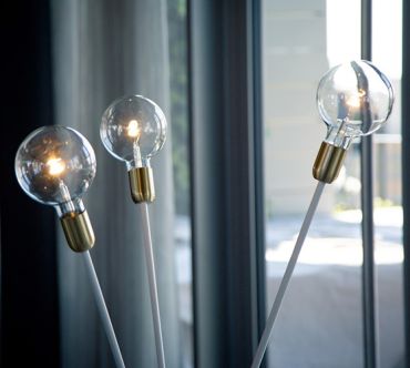 Daylight Italia Spiral Beauty LED lamp - Ø 12,5 x 17,8 cm - E27 - 4,5W dimbaar - 2700K - transparant
