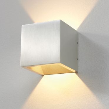 Artdelight Cube - buiten wandverlichting - 10 x 10 x 10 cm - 6W dimbare LED incl. - IP54 - aluminium
