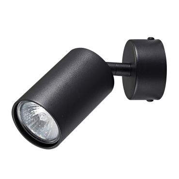 VK Lighting Cili - opbouwspot - Ø 6 x 12,8 cm - zwart